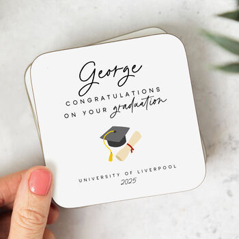 'Congratulations On Your Graduation' Personalised Mug, 3 of 3