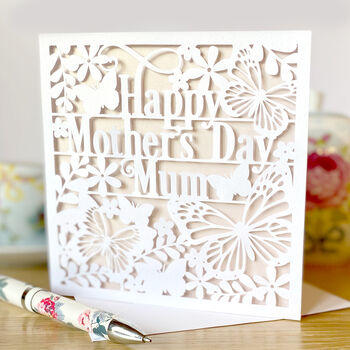 Personalised Mother's Day Butterfly Card By SAS Creative ...