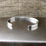 Engraved Boys Sterling Silver Cuff Bracelet, thumbnail 6 of 7