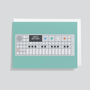 Synthesizer Birthday Card | Op1 Greetings Card, thumbnail 2 of 5