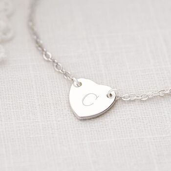 Chloe Initial Heart Personalised Bracelet, 4 of 12