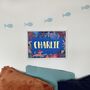 Personalised Under The Sea Gold Name Print, thumbnail 5 of 8