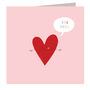 Heart Greetings Card, thumbnail 2 of 5