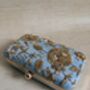 Sky Blue Rectangular Clutch Bag, thumbnail 7 of 8