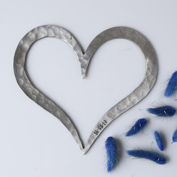 Personalised Iron Heart Sculpture, 5 of 6