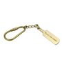 Personalized Brass Cricket Bat Keyring, thumbnail 7 of 9