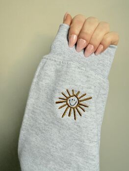 Blooming Mama Embroidered Floral Sweatshirt, 2 of 5