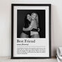 Personalised Best Friend Gift, Custom Photo Print, thumbnail 1 of 6
