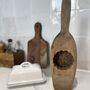 Large Vintage Wooden Butter Mould With Floral Carving, thumbnail 4 of 5