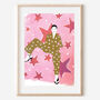 'Star Girl' Fashion Illustration Art Print, thumbnail 2 of 4