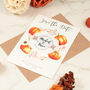 Pumpkin Acrylic Save The Date Magnets And Cards, thumbnail 3 of 7