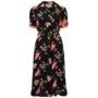 Roma Dress In Mayflower Print Vintage 1940s Style, thumbnail 1 of 2