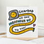 'Grandad No One Measures Up To You' Birthday Card, thumbnail 1 of 2