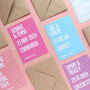 Colourful Modern Save The Date Cards, thumbnail 7 of 10