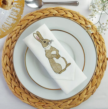 Luxury Embroidered Rabbit Gift Set, 10 of 12
