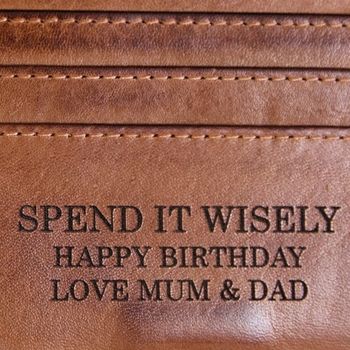 Personalised Luxury Leather Credit Card Holder, 6 of 10