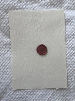 Personalised Custom 1930s Typewriter Letter, Envelope And Wax Seal, 3 of 3