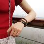 Boho Inspired Chakra Wrap Bead Bracelet, thumbnail 2 of 6