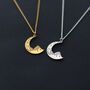 Mountains Necklace, Moon Necklace, Wanderlust, thumbnail 1 of 9