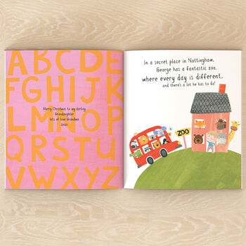 Personalised Alphabet Zoo Story Book, 4 of 12