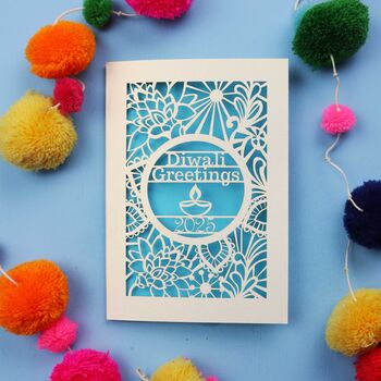 Papercut Diwali Card, 9 of 11