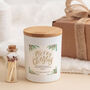 Personalised Merry Christmas Candle Gift, thumbnail 1 of 6
