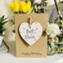 Personalised Niece Birthday Wooden Keepsake Card, thumbnail 2 of 2