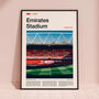 Arsenal Print Emirates Stadium, thumbnail 4 of 9