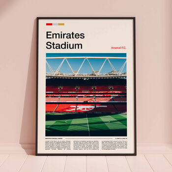 Arsenal Print Emirates Stadium, 4 of 9