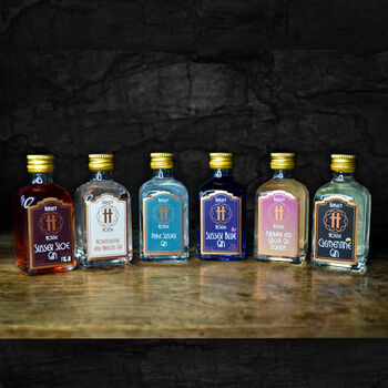 Sussex Gin Gift Pack Of Six Miniatures, 3 of 3