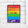 Music Lyric Print That Plays 'Lost In Music', thumbnail 10 of 11