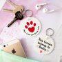 Personalised 'Pet Mum' Animal Lover Keyring, thumbnail 1 of 5