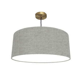 100% Linen Lampshade White Lining, 3 of 12