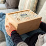 Personalised Jungle Animals Keepsake Box With Sliding Lid, thumbnail 4 of 5