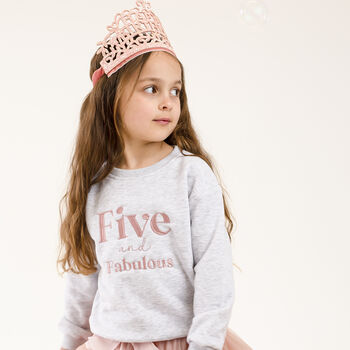 'Fabulous' Embroidered Birthday Sweatshirt, 2 of 11