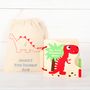 My First Dinosaur Picture Book And Personalised Bag, thumbnail 1 of 4