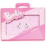 Barbie Sterling Silver Silhouette Stud Earrings, thumbnail 2 of 2