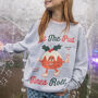 Let The Pud Times Roll Women's Christmas Jumper, thumbnail 1 of 4