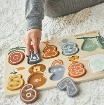 Personalised Wooden Numbers Puzzle, 7 of 7