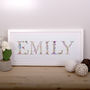 Personalised Name Print In Botanical Lettering, thumbnail 1 of 2