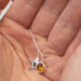 Birthstone Star Necklace, thumbnail 3 of 7