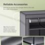 Canvas Wardrobe Folding Fabric Closet Rack, thumbnail 7 of 9
