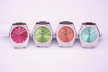 Personalised Wave Watch In Turquoise, 7 of 7