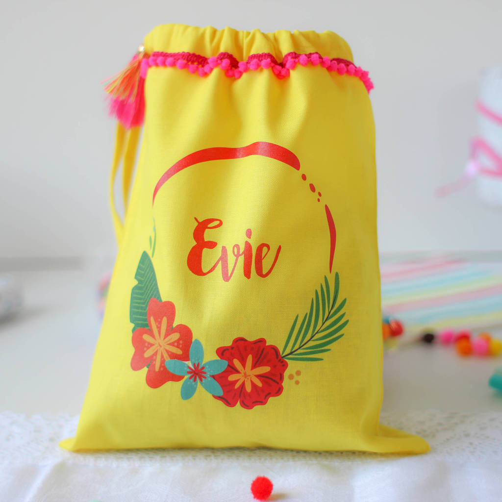 Personalised Party Bag, Tropical By Rocket And Fox