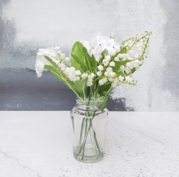 Lily Of The Valley And Hyacinth Bouquet Artificial, 3 of 3