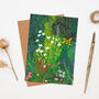 Wild Flower Garden Art Card, thumbnail 2 of 3