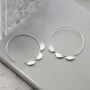 Sterling Silver Alaska Hoops, thumbnail 5 of 6