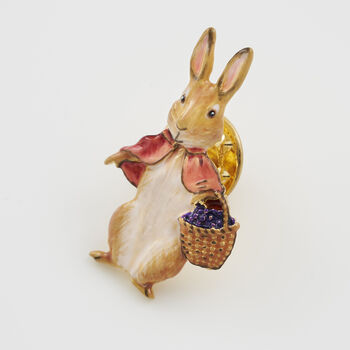 Fable England X Peter Rabbit Cotton Tail Brooch, 3 of 7