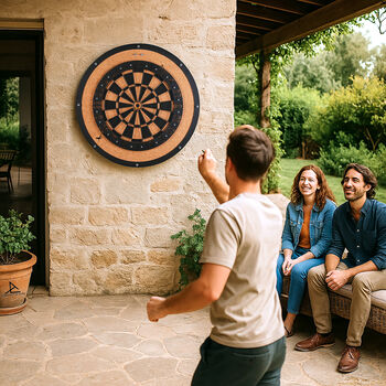 Dartboard Wall Art Game– Stylish Indoor Decor, 7 of 8