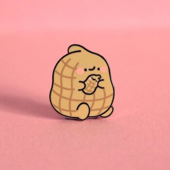 Peanut Enamel Pin | Cute Pin Badges, 5 of 5